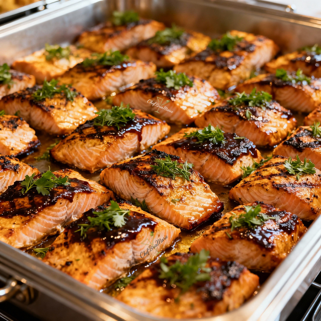 Glazed Salmon Catering